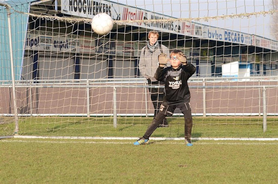 Jonathan Heyrman verving de zieke Jarno Stevelinck.