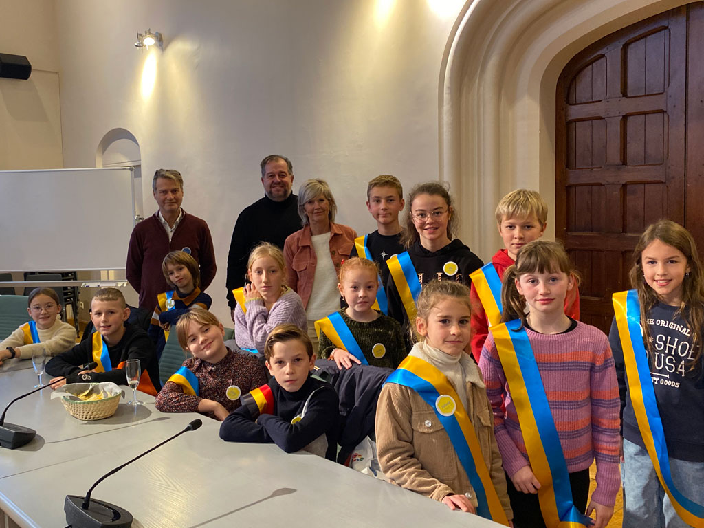 de tweede kindergemeenteraad in Stekene (foto: Tony De Wilde)
