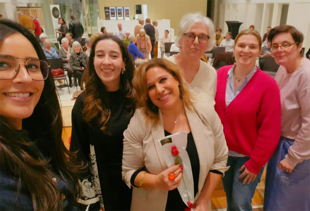 foto: © Sara Weemaes vrouwelijke politici tijdens een panelgesprek nav vrouwendag