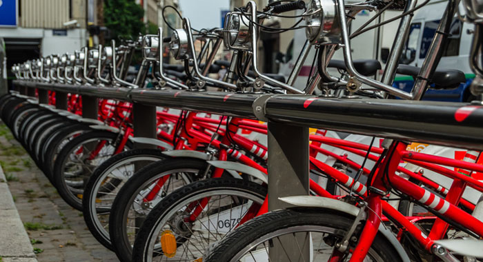  foto: illustratiefoto deelfietsen, © Unlimphotos