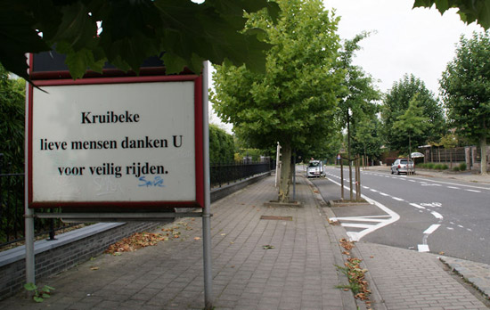 Kruibeke kent dankbaarheid voor allen die veilig door de dorpen bolt.