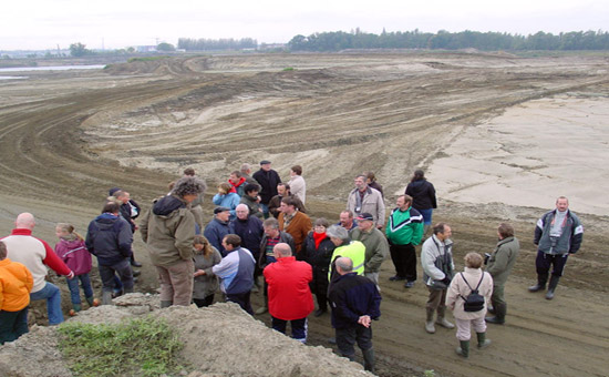 Van een immense zandvlakte tot een fijn afgewerkt natuurgebied.