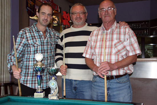 Winnaars Michel Stoop, Harry De Caigny en Willy Kisbilck