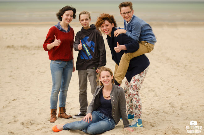 Arthur Ingels, Raven De Vooght, Kaat D'Hondt en Marie Becuwe