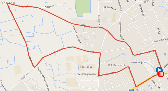 Het parcours van de Baloise Tour in Beveren maakt de middenstand quasi onbereikbaar.
